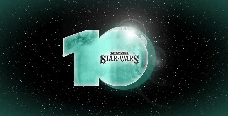 Logo 10e anniversaire de Les Chroniques Star Wars