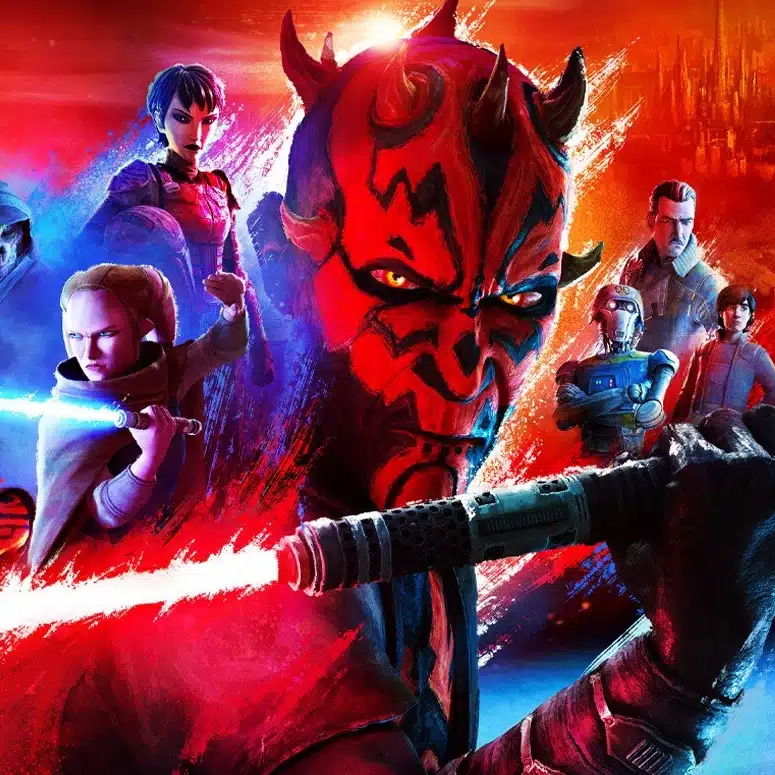 Image de Maul entouré de personnages de la série Maul : Seigneur Lord.