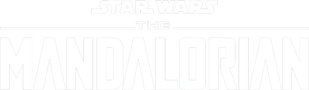 Logo Blanc The Mandalorian